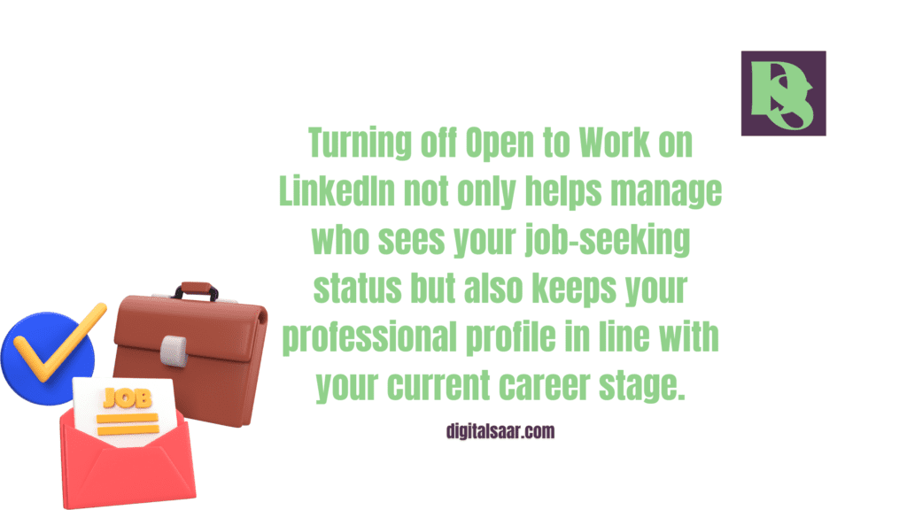 remove open to work linkedin