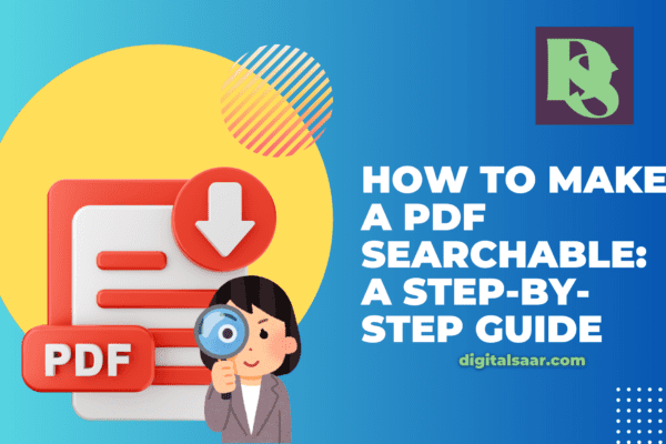 How To Make A Pdf Searchable